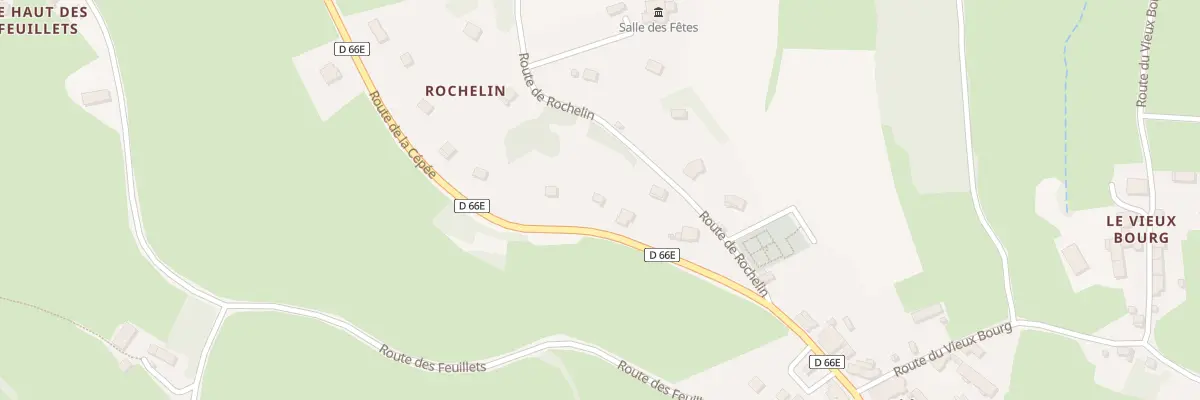 Plan du 268 Rte de la Cepee à Saint-Clément-de-Vers