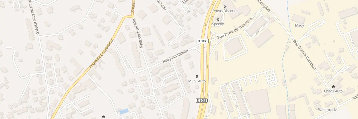 Plan du 164 Rue Jean Odelin à Nîmes