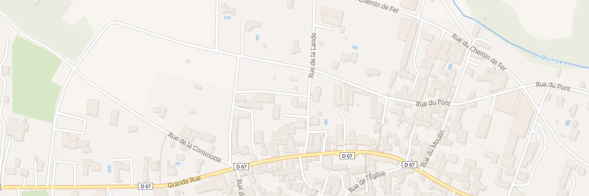 Plan du 7 Rue de la Lande à Celles-sur-Ource