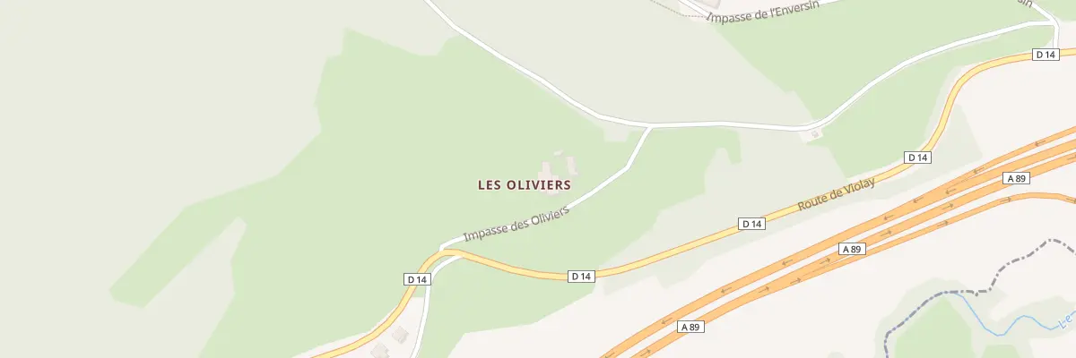 Plan du 5163 Les Oliviers à Joux