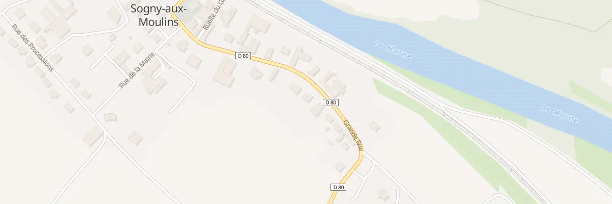 Plan du 28 Gr Grande Rue à Sogny-aux-Moulins