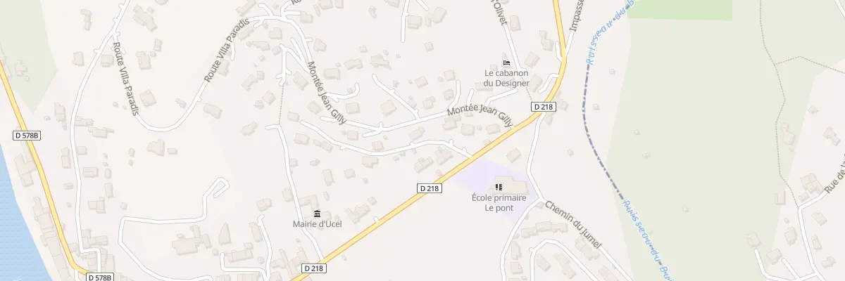 Plan du 31E Rte de Saint Julien du Serre à Ucel