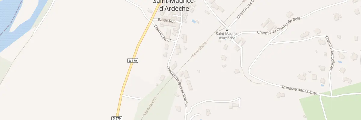 Plan du 45 Che de Rochecolombe à Saint-Maurice-d’Ardèche