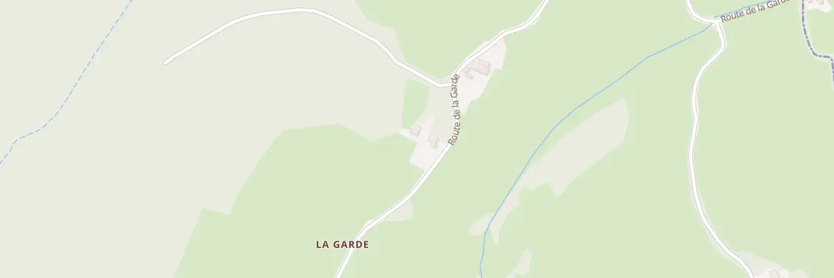 Plan du 833 Rte de la Garde à Saint-Clément-de-Vers