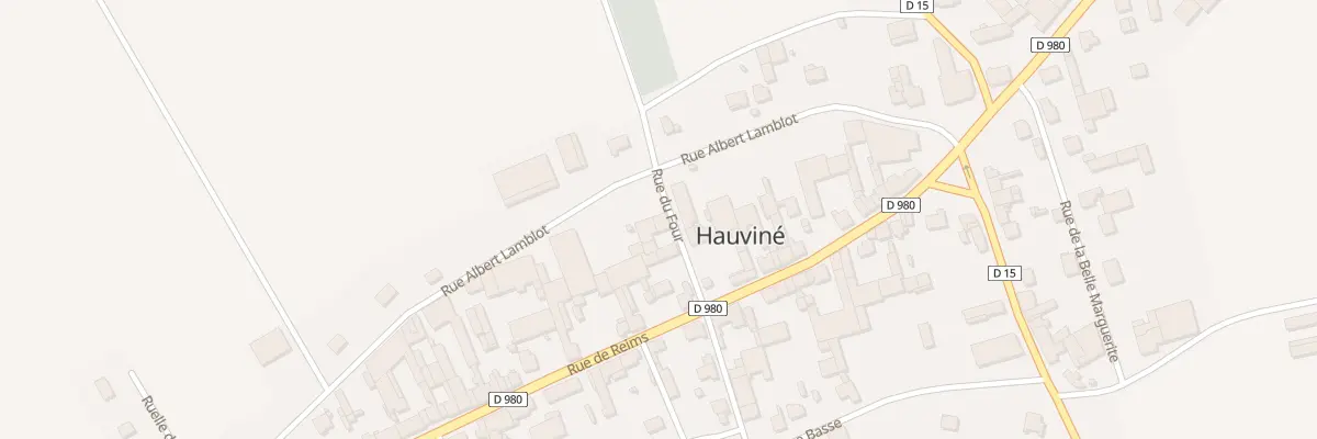 Plan du 4 Rue du Four à Hauviné