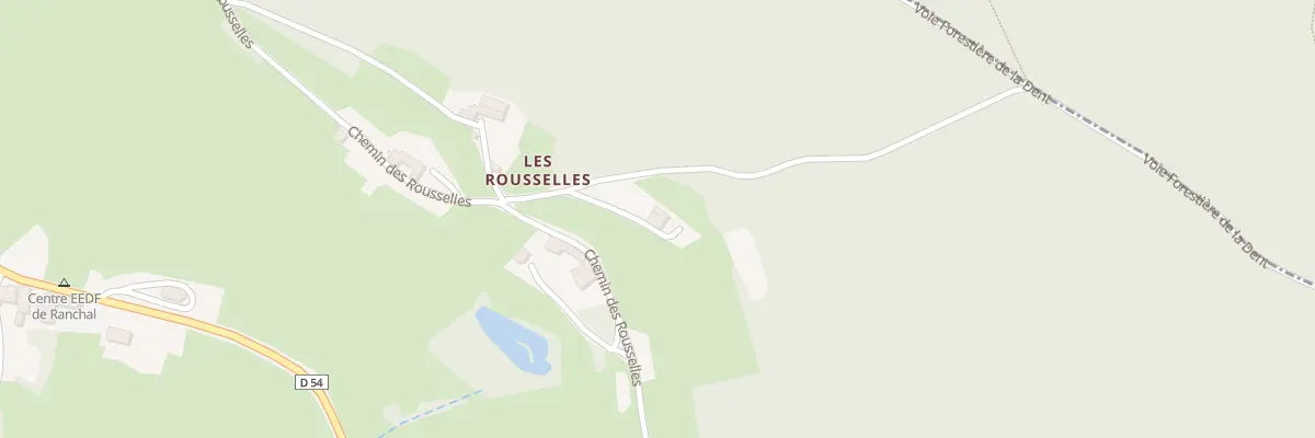 Plan du 5232 Les Rousselles à Ranchal