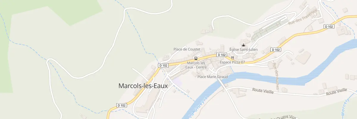 Plan du 5081 Le Bourg à Marcols-les-Eaux
