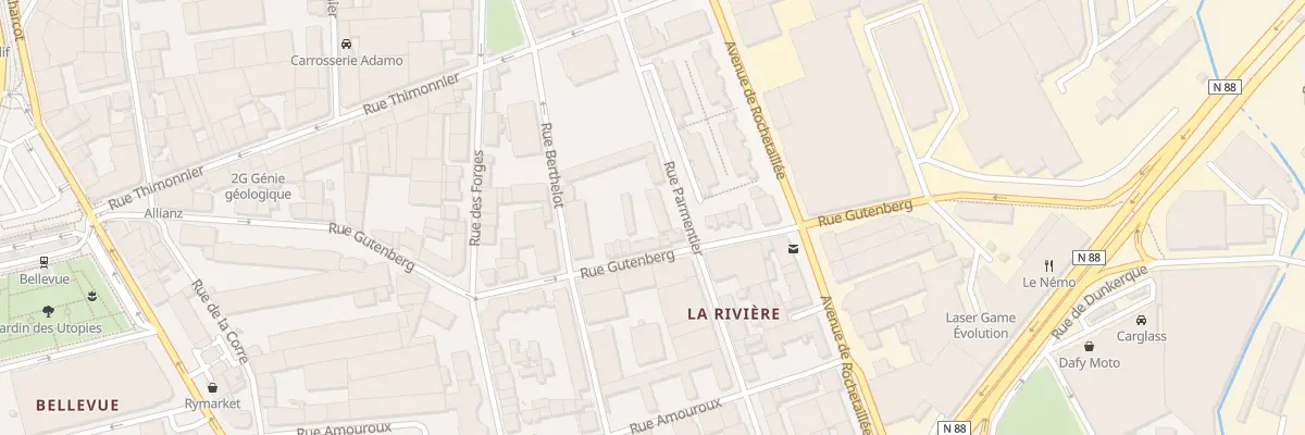 Plan du 46 Rue Parmentier à Saint-Étienne