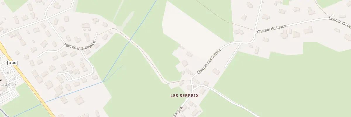Plan du 131 Che des Serprix à Gourdon