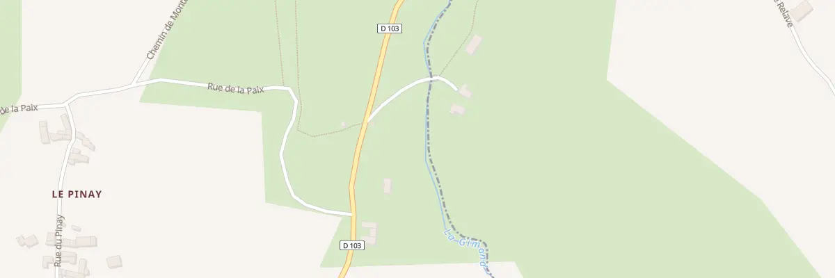 Plan du 680 Rte de Chevrieres à Aveizieux