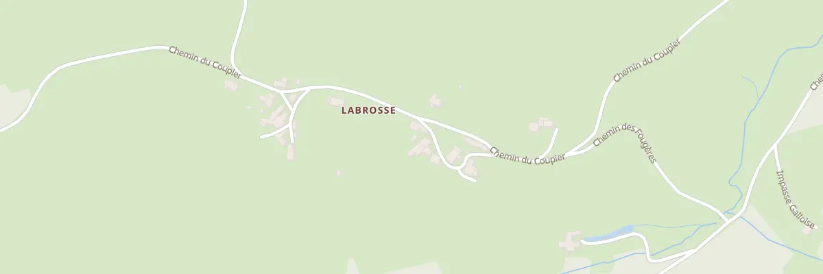 Plan du 115 Che de la Brosse à Ranchal