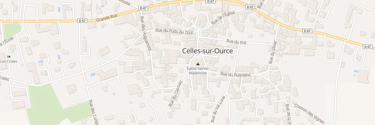 Plan du 2 Rue du Portail à Celles-sur-Ource