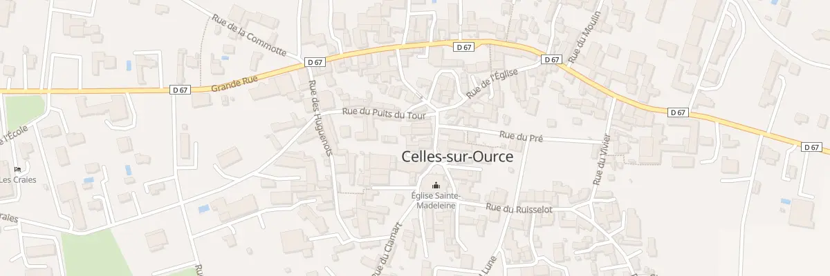 Plan du 10 Pl de l’Eglise à Celles-sur-Ource