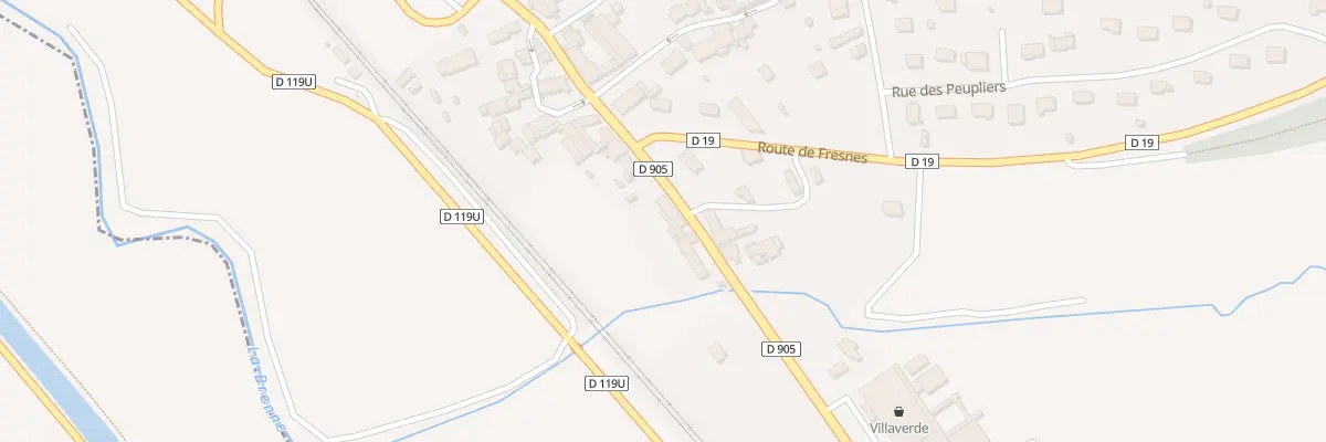 Plan du 17 Rte de Dijon à Fain-lès-Montbard