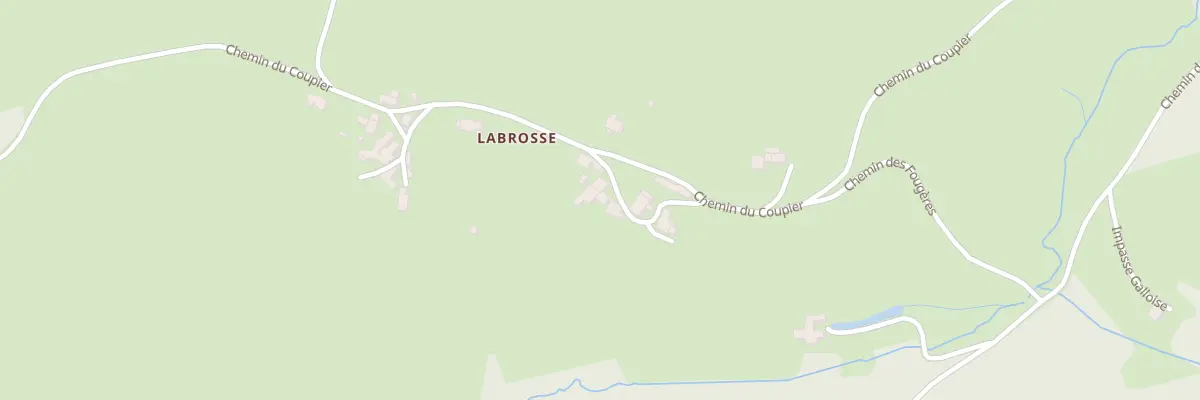 Plan du 75 Che de la Brosse à Ranchal