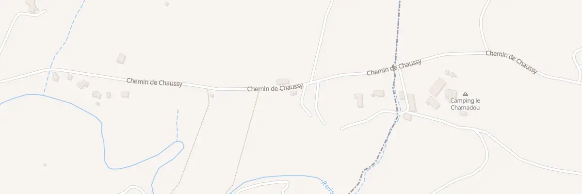 Plan du 1200 Che de Chaussy à Balazuc