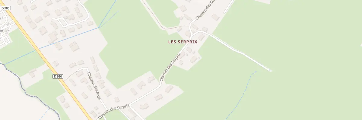 Plan du 100 Che des Serprix à Gourdon