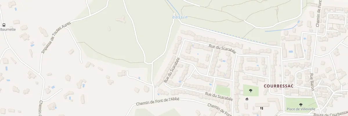 Plan du 514 Rue du Scarabée à Nîmes