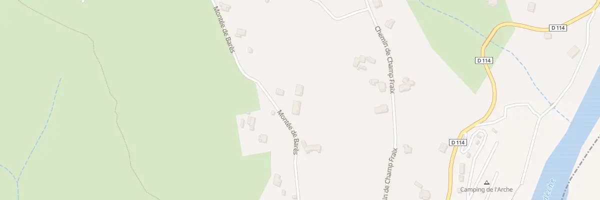 Plan du 250A Mte de Barès à Lanas