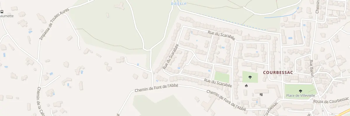 Plan du 549 Rue du Scarabée à Nîmes