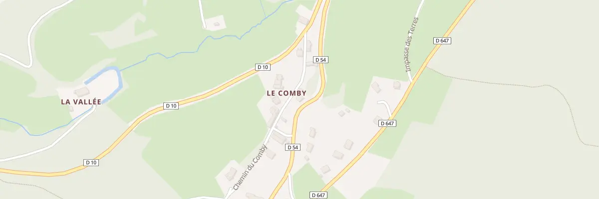 Plan du 218 Rte de Favardy à Ranchal