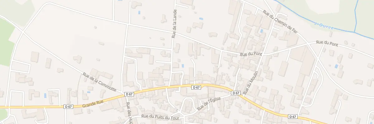 Plan du 60 Gr Grande Rue à Celles-sur-Ource