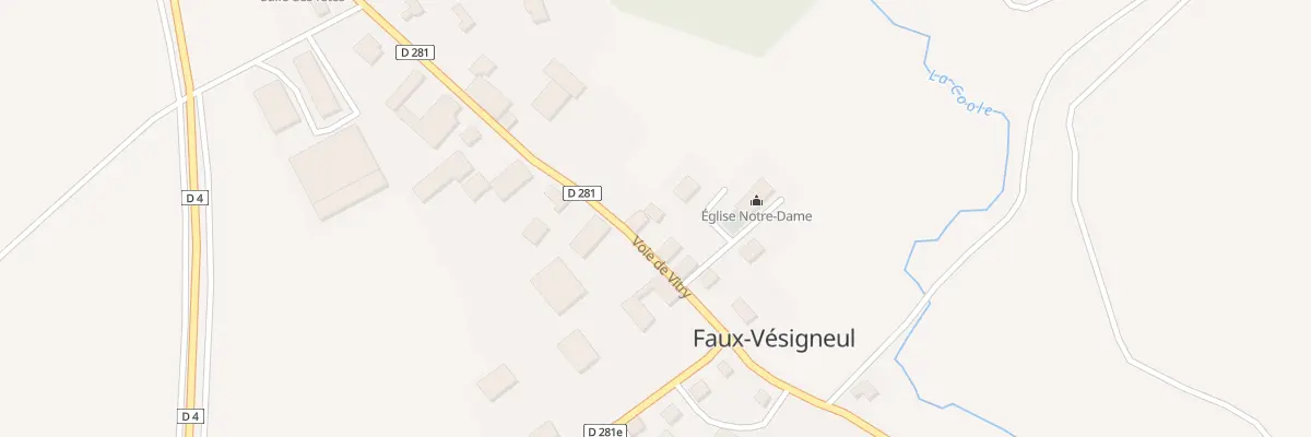 Plan du 17 Voie de Vitry à Faux-Vésigneul