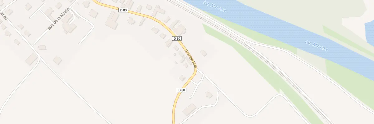 Plan du 36 Gr Grande Rue à Sogny-aux-Moulins
