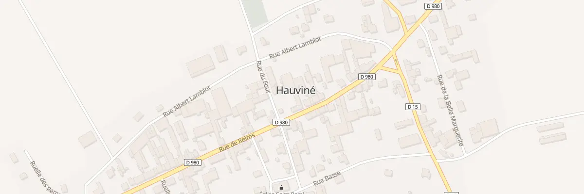 Plan du 7 Rue du Four à Hauviné