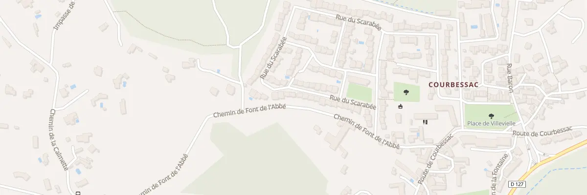 Plan du 660 Rue du Scarabée à Nîmes