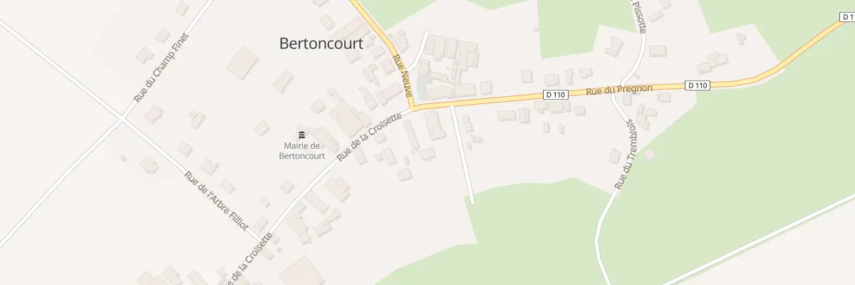 Plan du 5041 Le Village à Bertoncourt