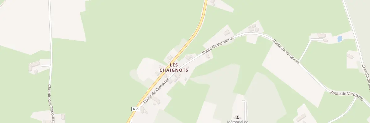 Plan du 5038 Les Chaignots à Beaubery