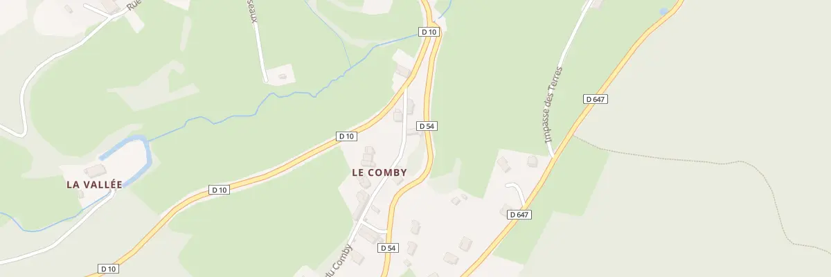 Plan du 55 Che du Comby à Ranchal