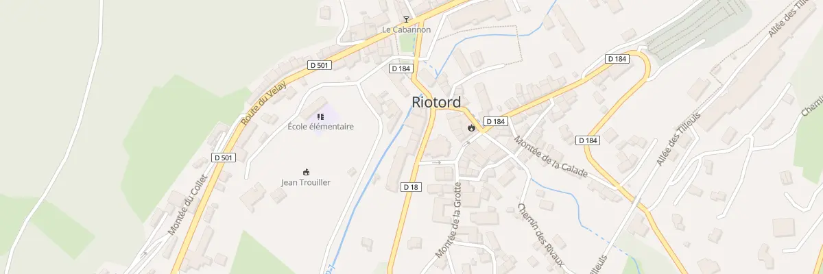 Plan du 8 Pl de l’Eglise à Riotord