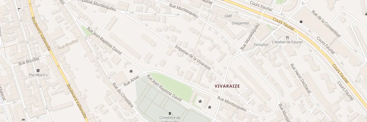 Plan du 86 Rue Montesquieu à Saint-Étienne