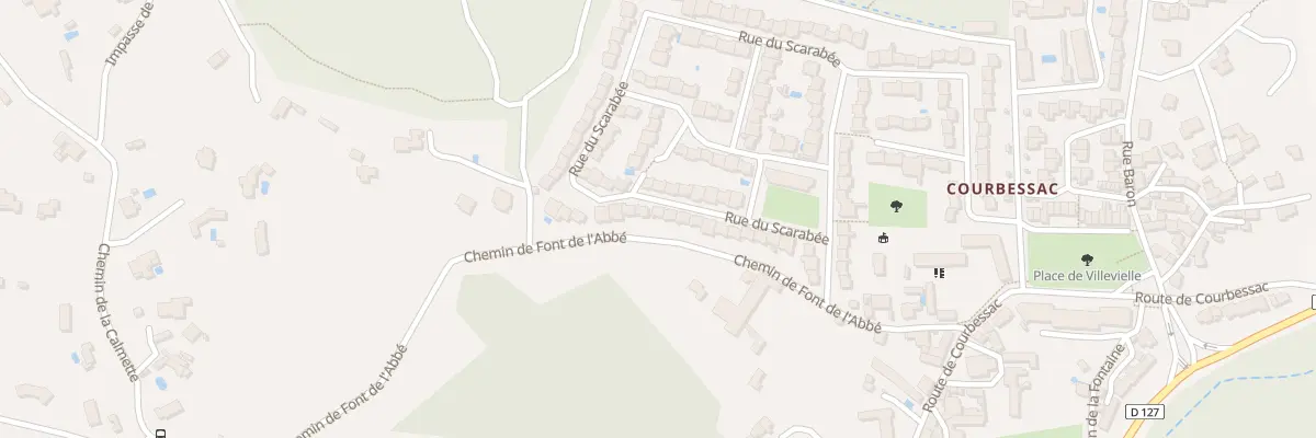 Plan du 674 Rue du Scarabée à Nîmes