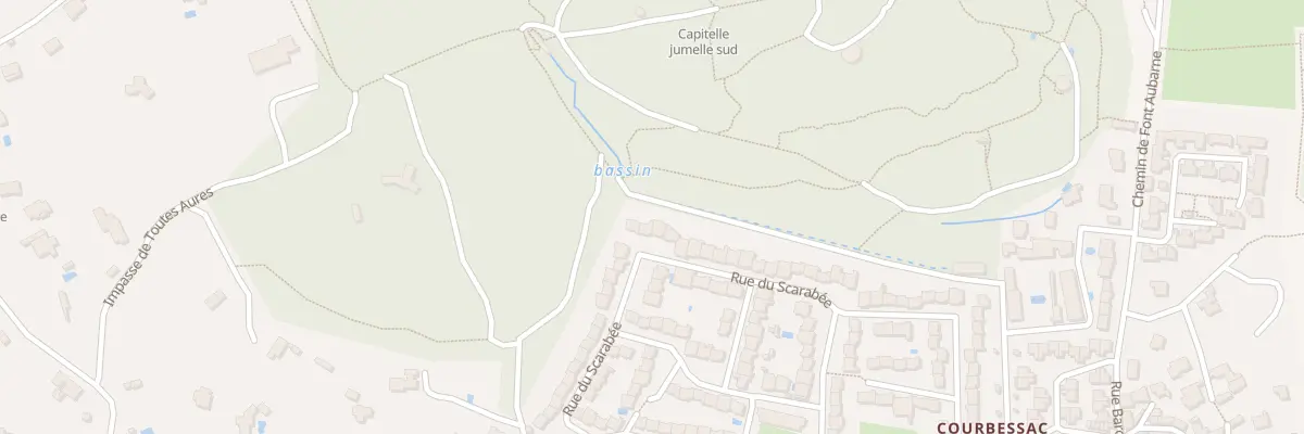 Plan du 448 Rue du Scarabée à Nîmes