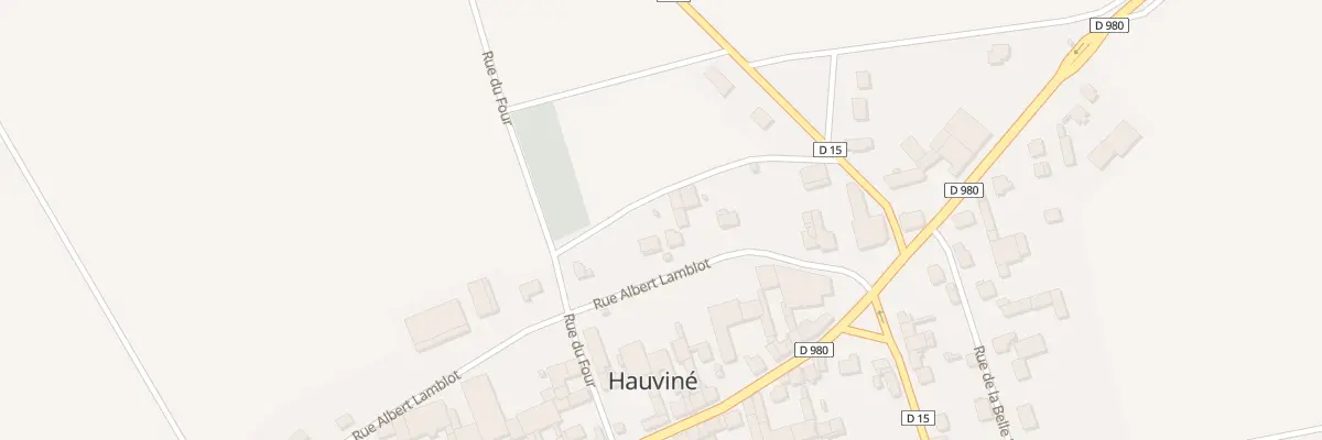 Plan du 8 Rue Albert Lamblot à Hauviné
