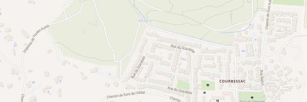 Plan du 485 Rue du Scarabée à Nîmes