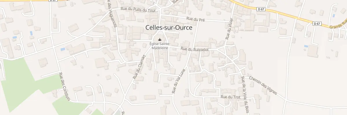 Plan du 4B Rue du Ruisselot à Celles-sur-Ource