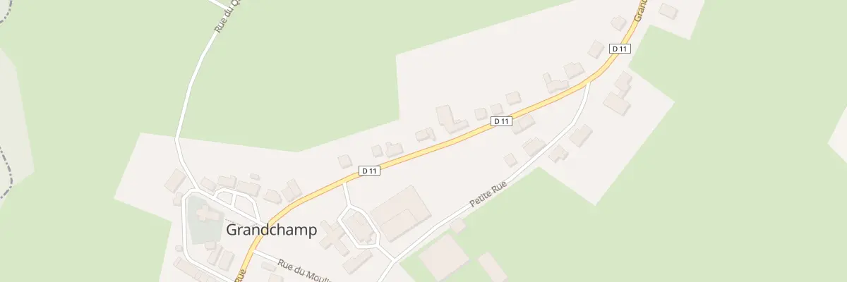 Plan du 25 Grande Rue à Grandchamp
