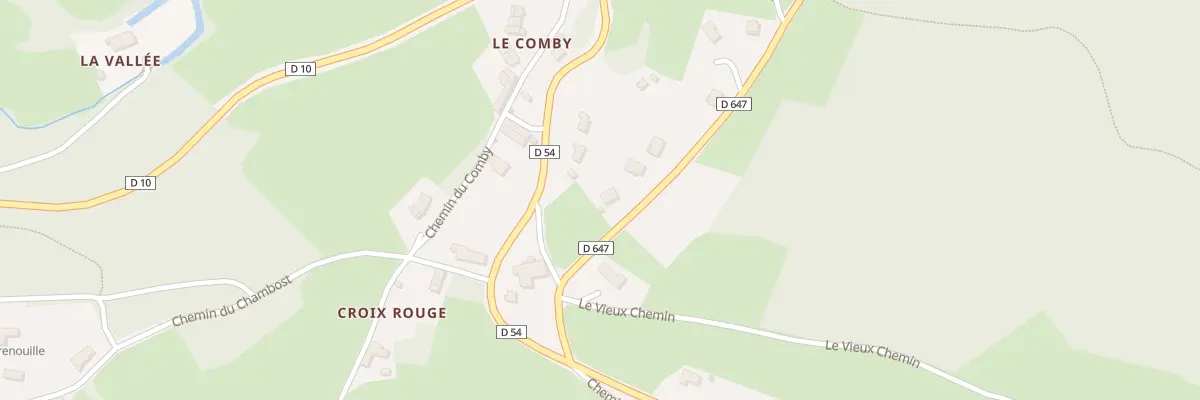 Plan du 132 Rte de la Course à Ranchal