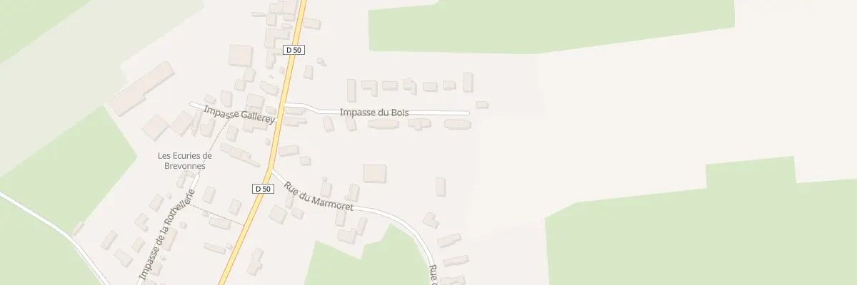 Plan du 12 Imp du Bois à Brévonnes