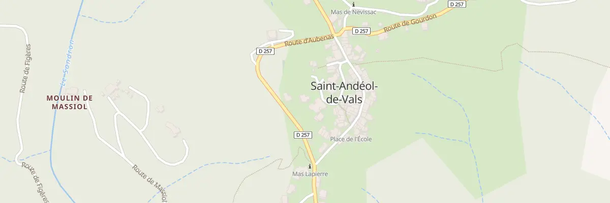Plan du 23 Rue de l’Eglise à Saint-Andéol-de-Vals