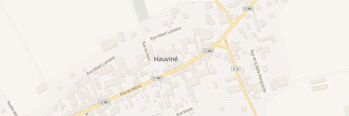 Plan du 6 Rue de Vouziers à Hauviné