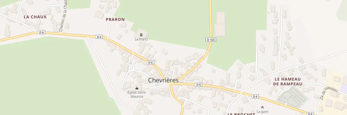Plan du 5227 Le Bourg à Chevrières