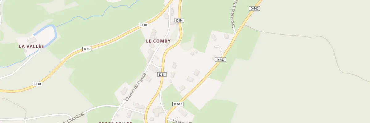 Plan du 231 Rte de Favardy à Ranchal