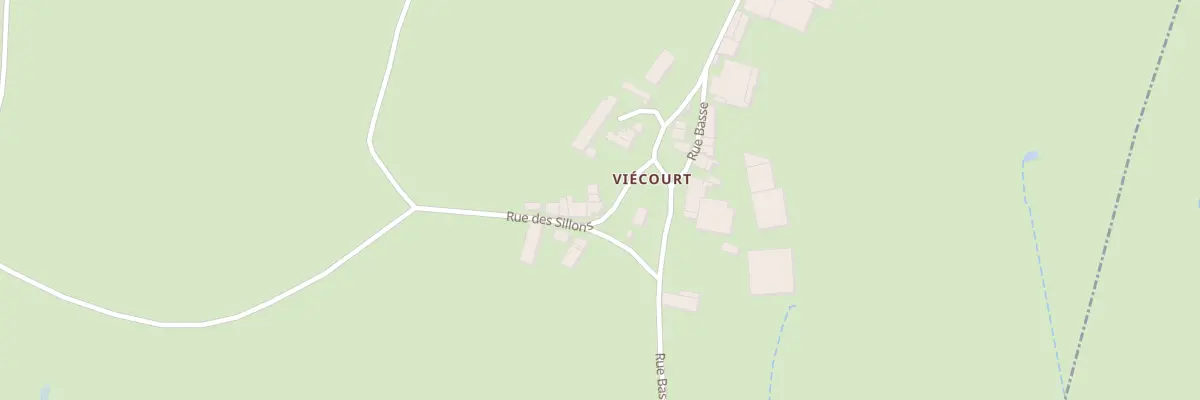 Plan du 2 Rue des Sillons à Sussey