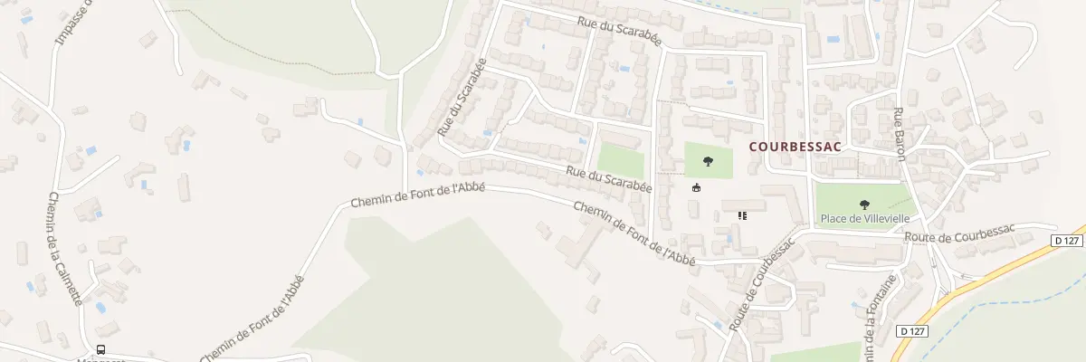 Plan du 708 Rue du Scarabée à Nîmes