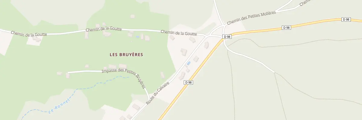 Plan du 5284 Les Bruyeres à Ronno